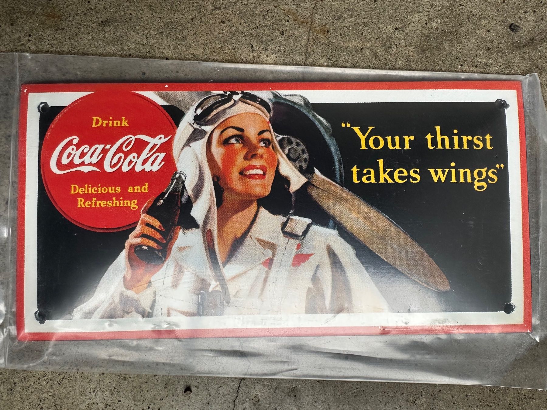 Insegne: Coca Cola classic werbung reklame – Nuovo (secondo la descrizione) da Reinach AG venduto da rares75