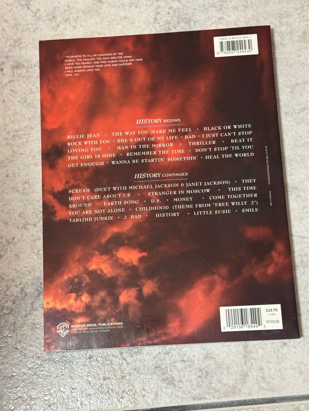 Libri: Michael Jackson History Book 1 – Usato da Kaiseraugst venduto da Drasa 1