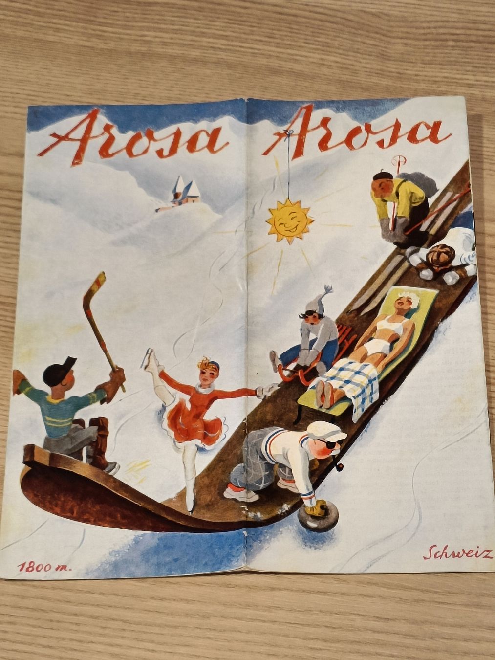 Dokumente: Prospekt / Arosa - Ausgabe ca. 1930 – Gebraucht aus Brugg AG von Ente015
