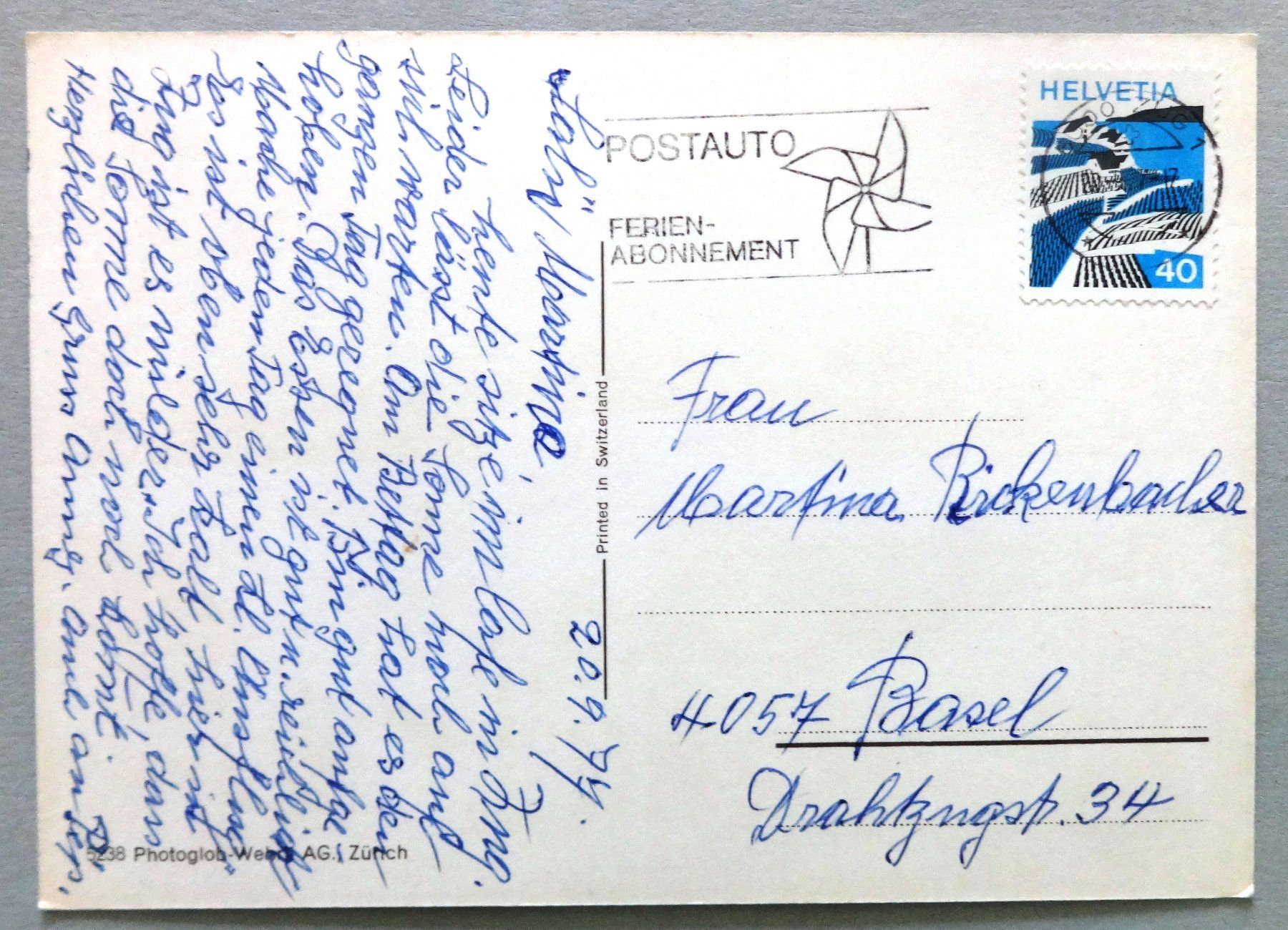 Cartes postales: Ober-Aegeri – D'occasion à Fétigny par Billy2miny 1