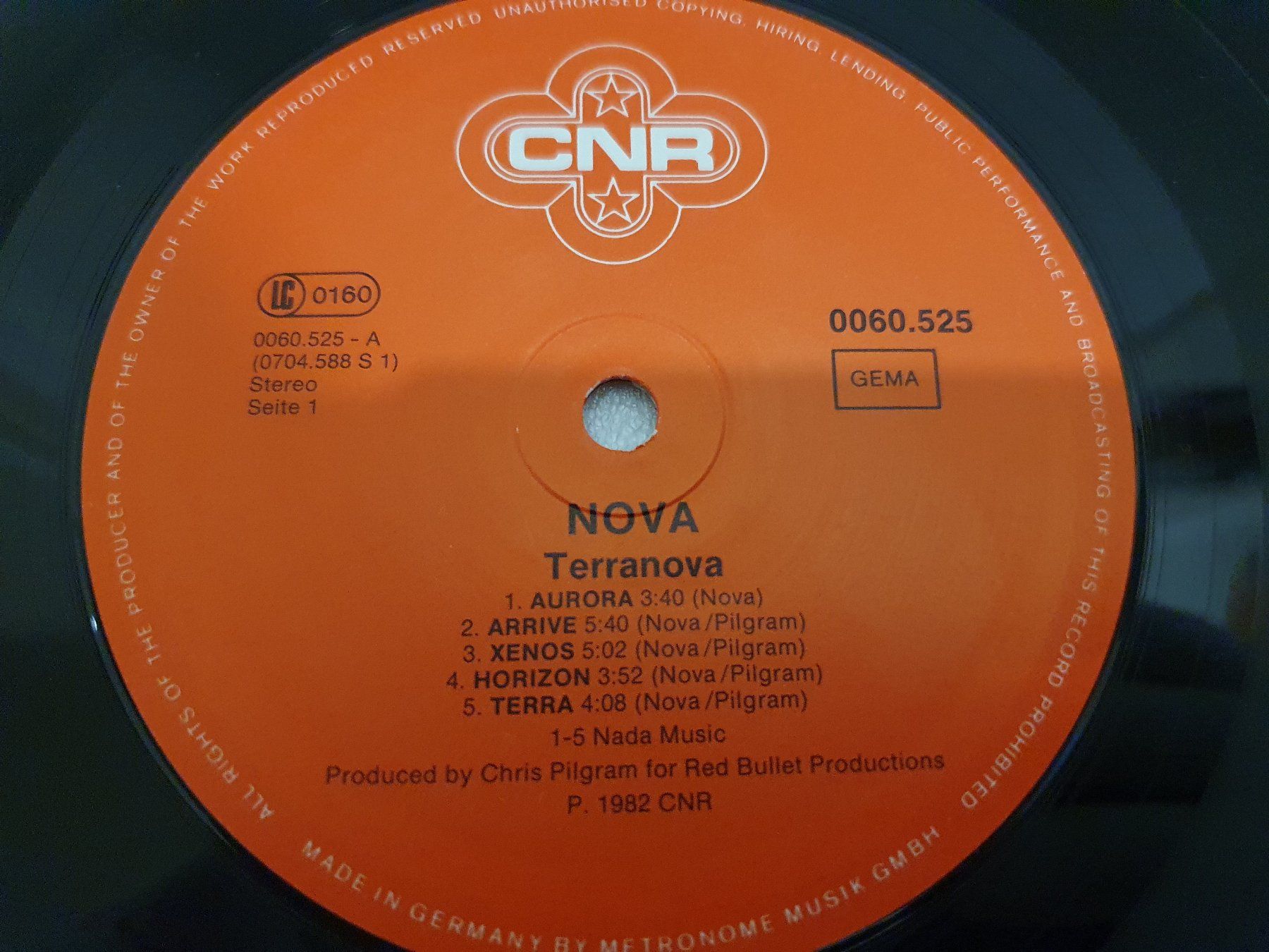 Dischi in vinile: Nova – Terranova – Usato da Uster venduto da Vinyl-Leidenschaft 3