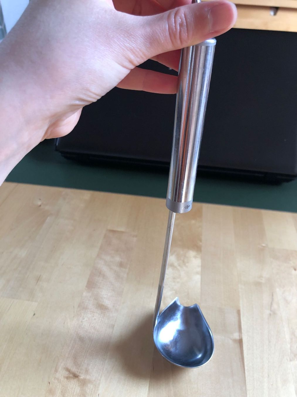 Cucchiai: CARREFOUR HOME Louche à bec en acier – Usato da St-Aubin FR venduto da Tiweety 1
