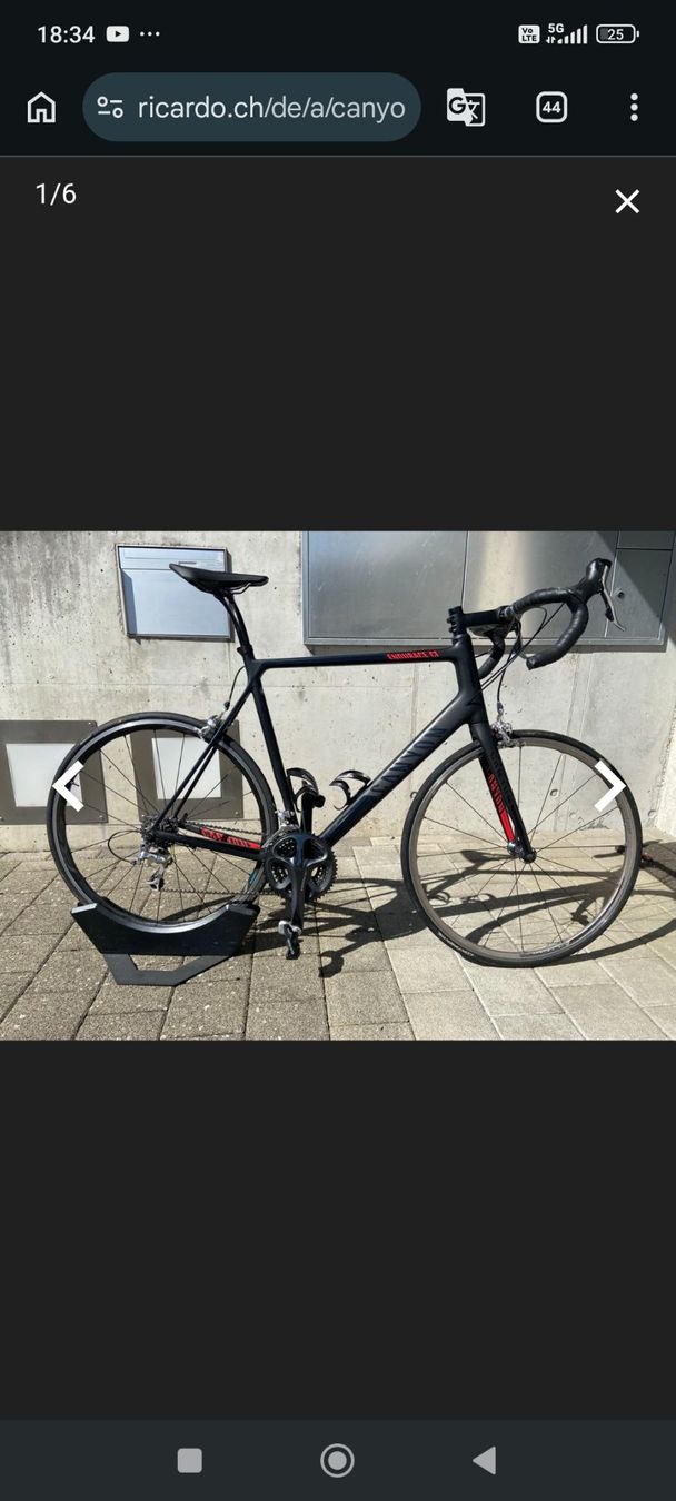 Canyon Biciclette: Canyon Endurance CF, Ultegra, XL – Usato da Buchs SG venduto da Firestarter2.0