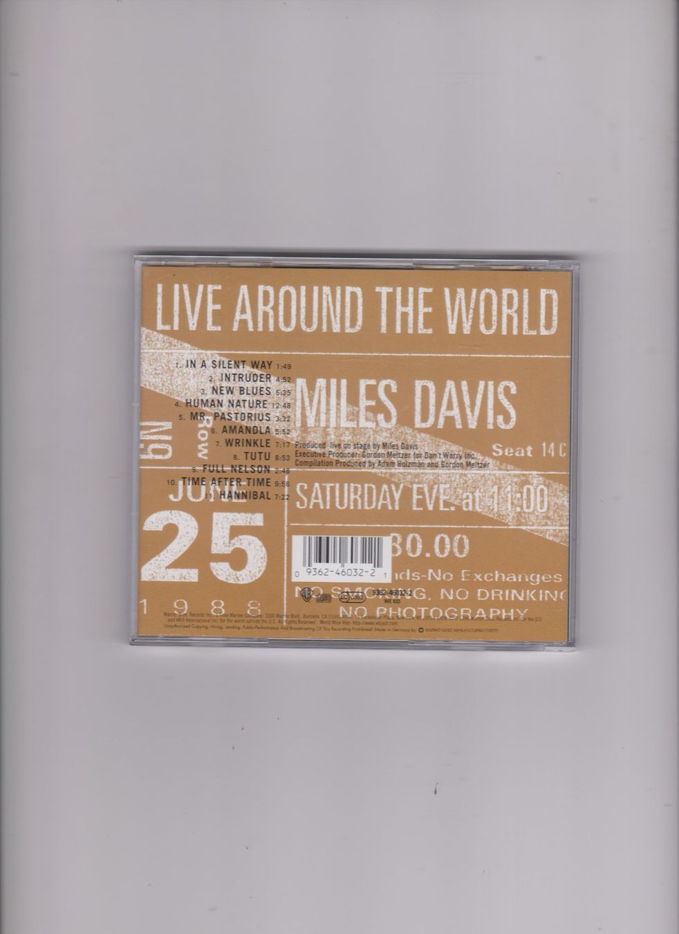 CD: CD Miles Davis Live Around The World – Usato da Bex venduto da Canouille 1