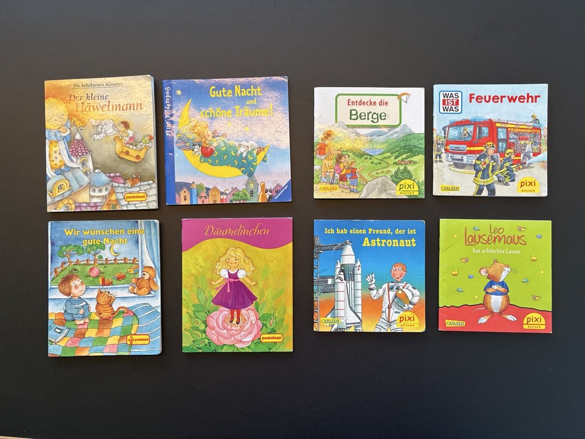 Bücher: 8 Mini Kinderbücher  – Gebraucht aus Zürich von laura.ochoa