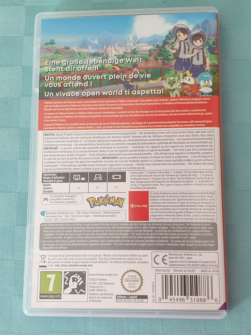 Nintendo Giochi: NINTENDO SWITCH Pokémon PURPUR / VIOLET – Usato da Mörschwil venduto da spirspi 4