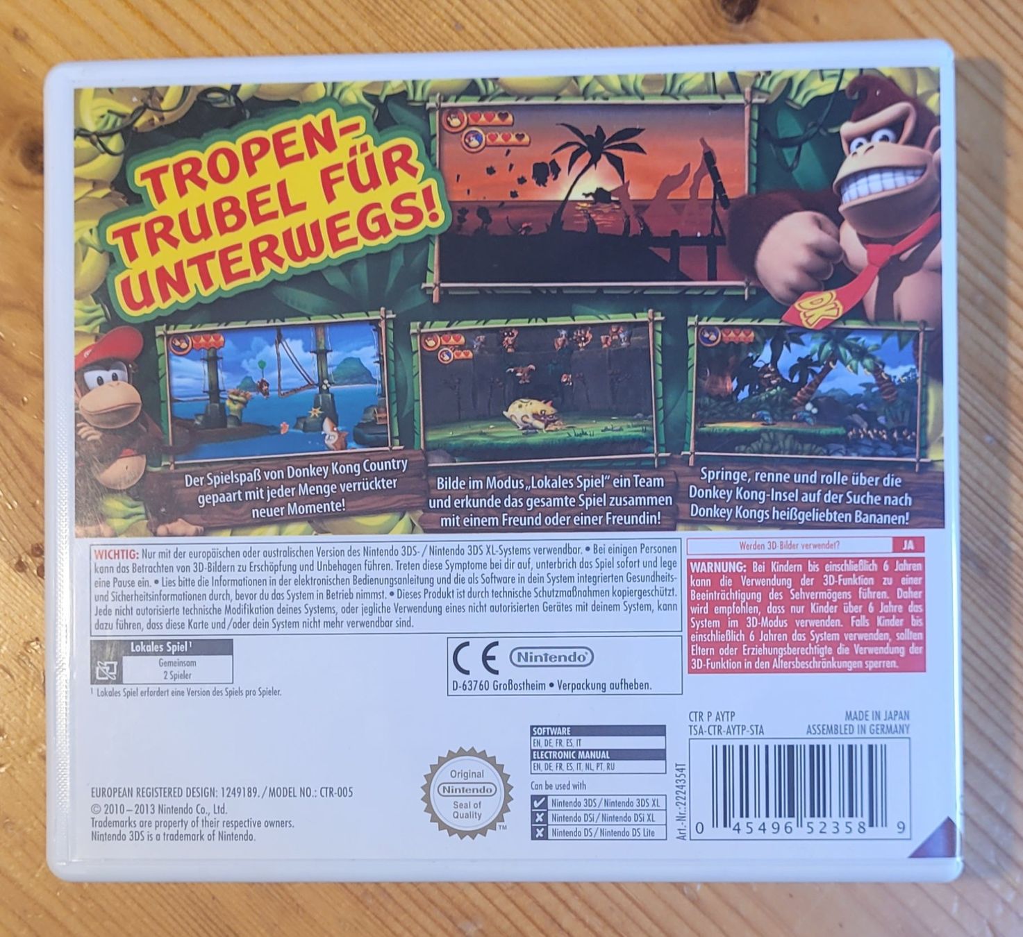 Spiele: Donkey Kong Country Returns 3D – Gebraucht aus Schwerzenbach von  1