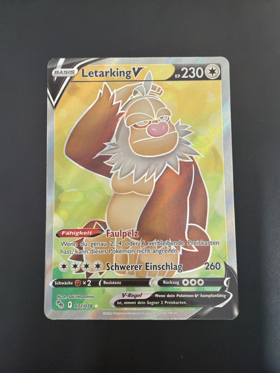 Karten: Pokemon Letarking V Karte – Gebraucht aus wynigen von Birnenmus