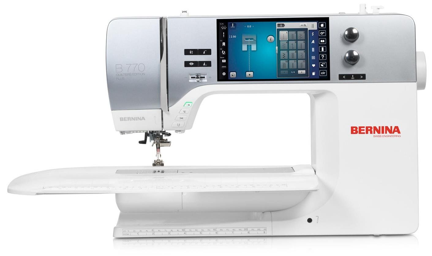 Bernina Macchine da cucire: Bernina 770QE Plus inkl. SDT- Stickmodul – Nuovo e nell'imballaggio originale da Bülach venduto da topnaehmaschinen 5