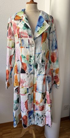 LUUKAA: manteau en 100% lin, multicolore, taille 40, SS2026