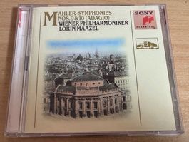 K1 Mahler Maazel Wiener Philharmonik Symphony No. 9 10 2 CD