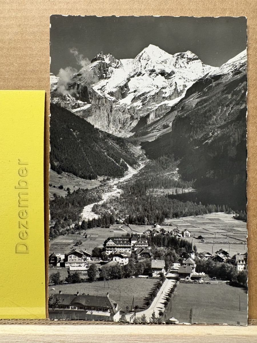 Ansichtskarten: AK von Kandersteg mit Blümlisalp – Gebraucht aus Rümlang von Kartenpost1