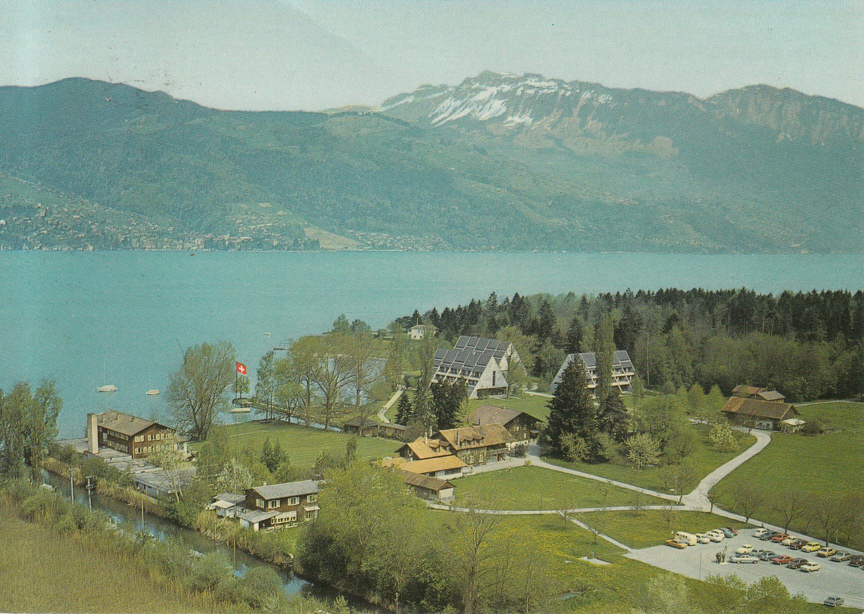 Cartoline postali: Gwatt Heimstätte 1980 – Usato da Bürglen TG venduto da StampGraf