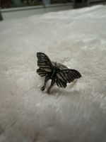 Einzigartiger Schmetterling Ring silbern verstellbar Sommer 