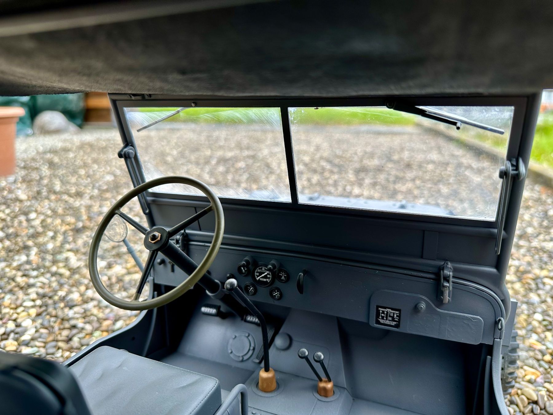 Willys Modellini d'auto: Willys Overland MB Schweizer Armee 1:6 – Nuovo (secondo la descrizione) da Lenk im Simmental venduto da AFM-Modellbau 4