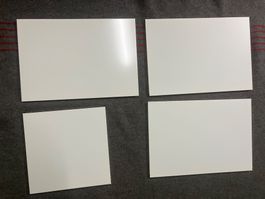 USM-Metallelemente, weiss ,neu,500x350&350x350