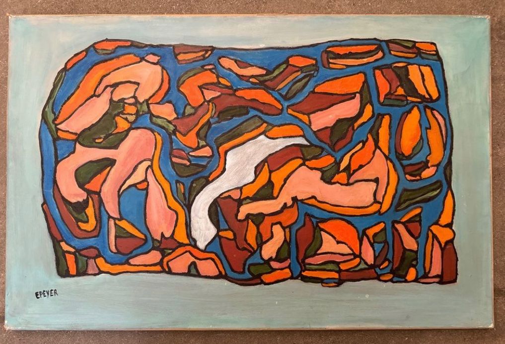 Dipinti: E.Peyer moderne Komposition – Usato da Basel venduto da PAUL_ART 3