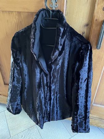 Damen Winterjacke 36-38, beidseitig tragbar, Kunstpelz