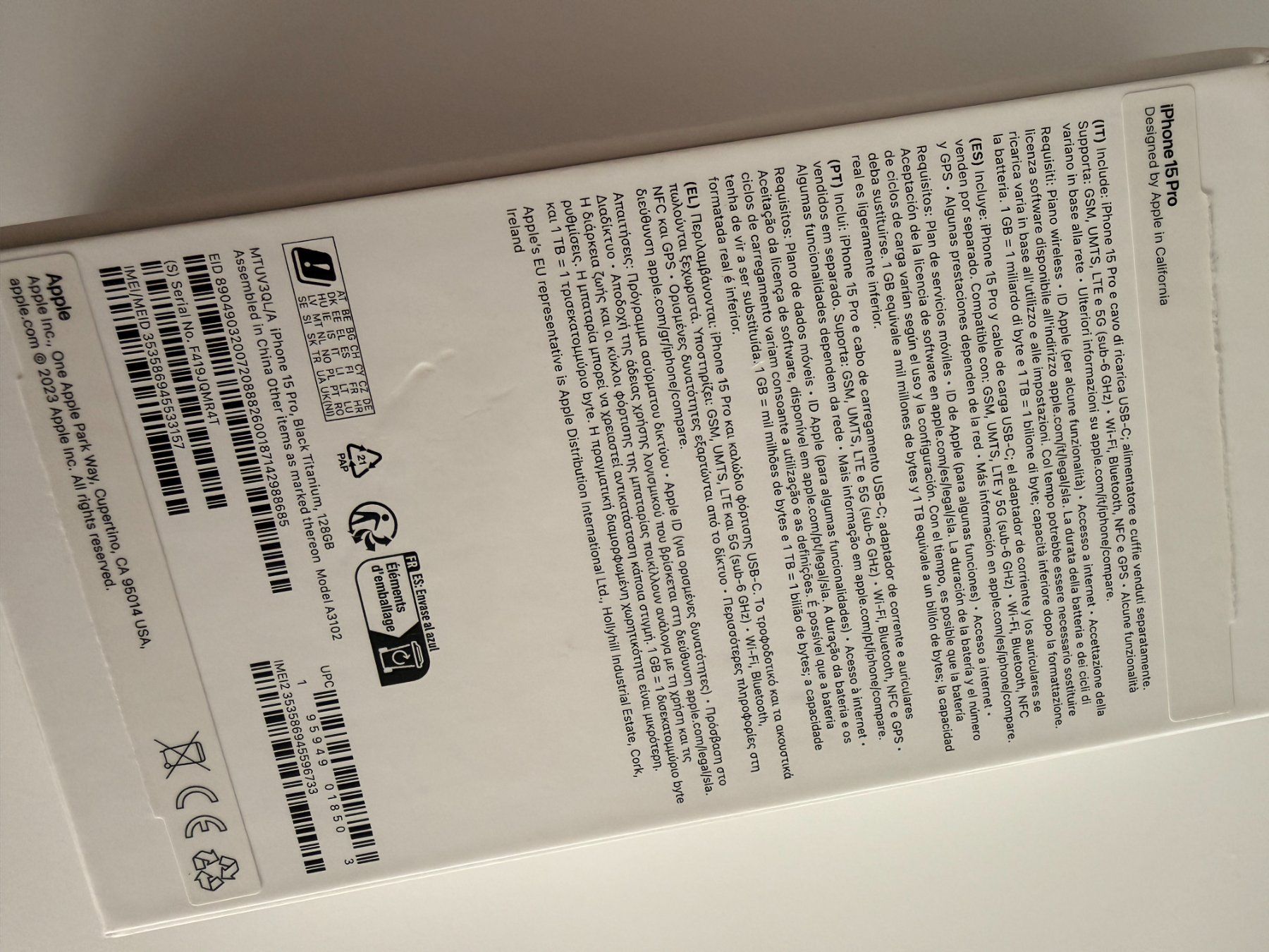 Apple Telefoni cellulari / Smartphones: Apple iPhone 15 Pro - 128 GB – Usato da Davesco-Soragno venduto da AGiaretti 2