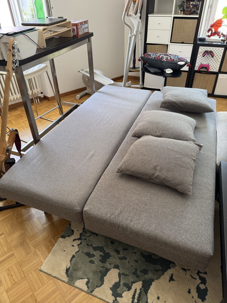 Sofas: IKEA Asarum Bettsofa grau – D'occasion à Zürich par PZerggie 3