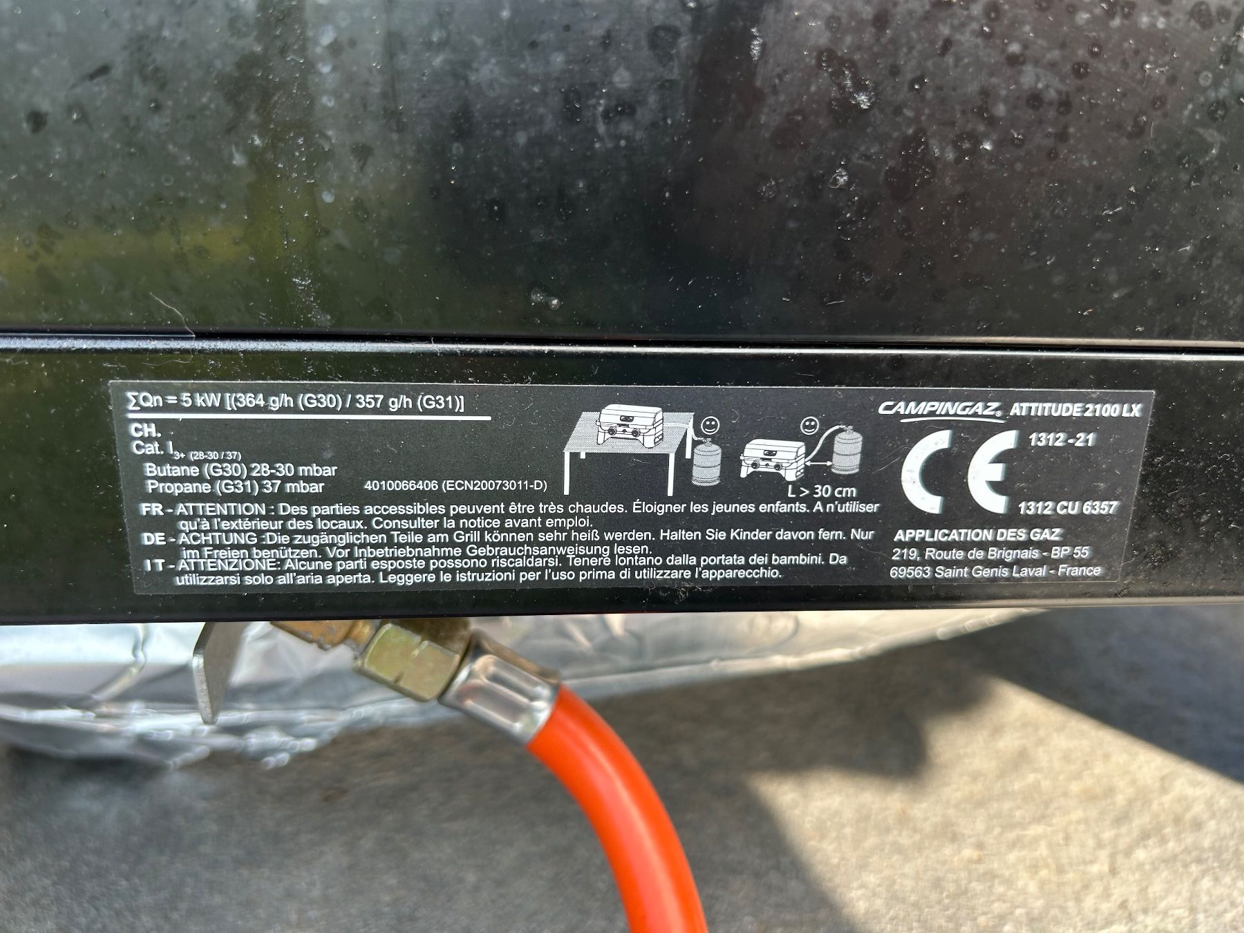 Campingaz Griglie: CAMPINGAZ Attitude 2100LX Grill – Usato da Arisdorf venduto da Checkmaster 3