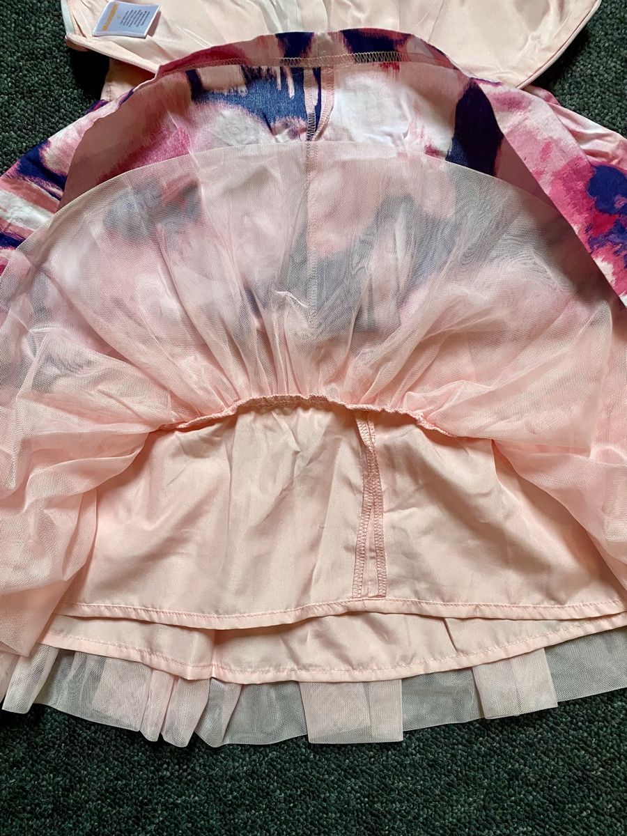 Kleider & Röcke: Gymboree Mädchen Kleid ca. Gr. 116, Blumenmuster, Tüll – Gebraucht aus Worben von Teddy112 3