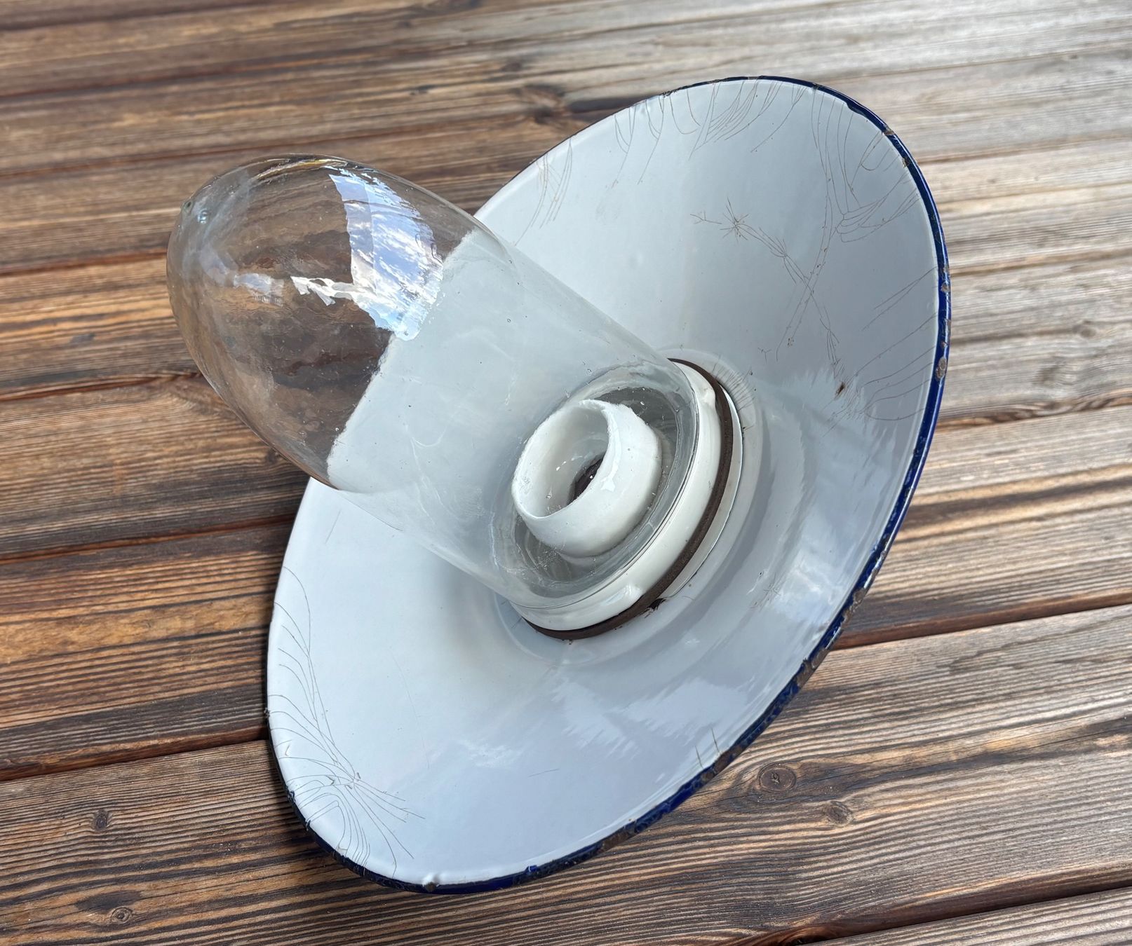 Lampes: antike Stalllampe Deckenlampe – D'occasion à Lüchingen par Eeizo 8