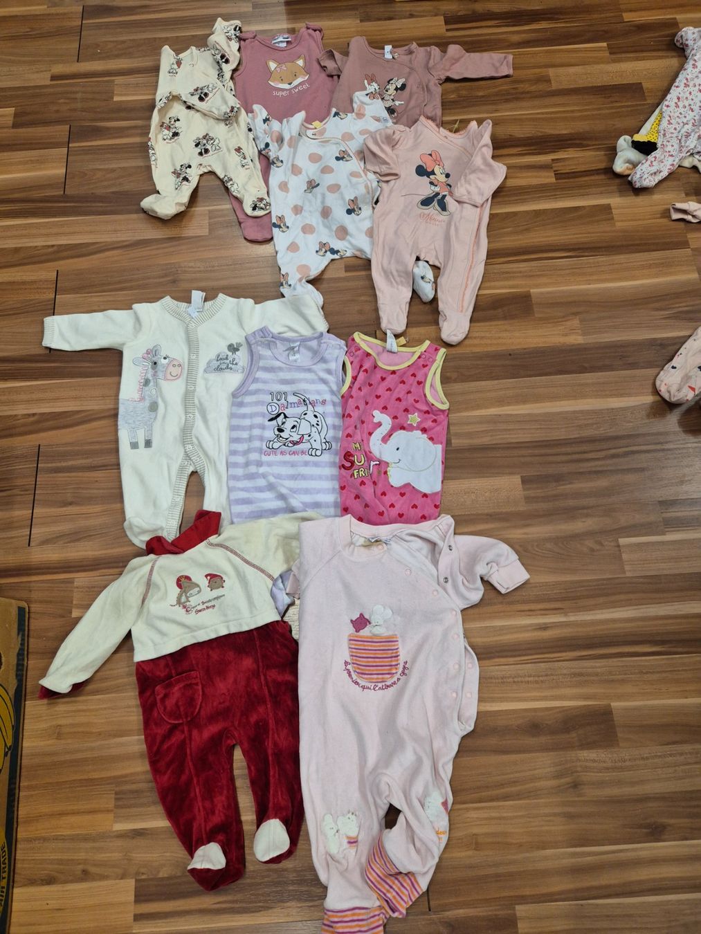 Ensembles coordonnés: 3 Strampler Pijama Set gr 68  K30 – D'occasion à Schwarzenburg par Flamingo07
