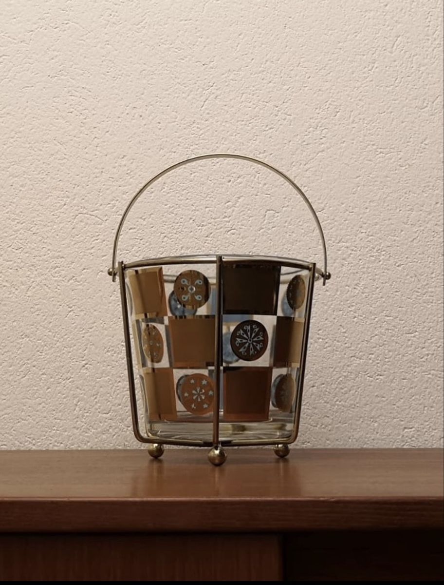 Altro: Vintage Glas Eiswürfelbehälter mid century Design Eisgefäss – Usato da Zürich venduto da Vintagewiesel 1
