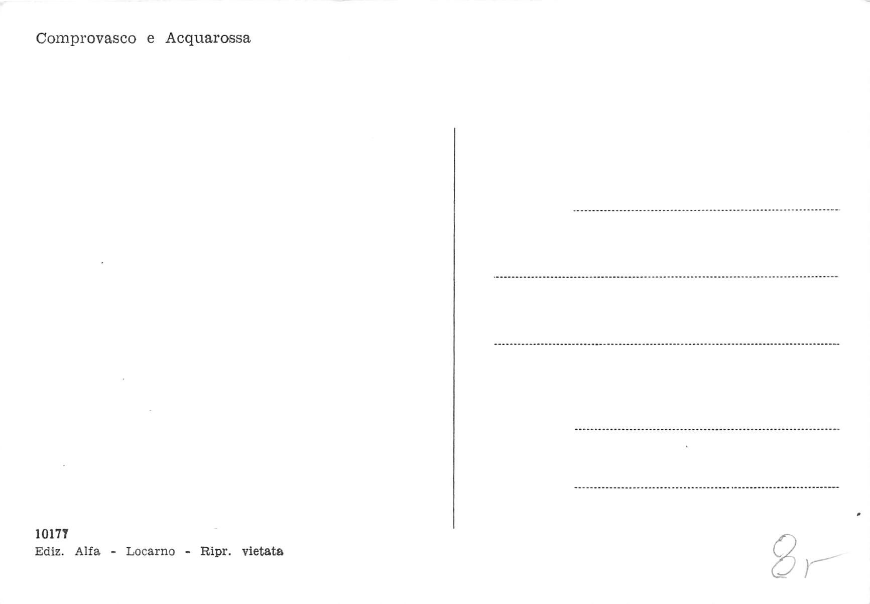 Cartes postales: Compravasco e Acquarossa (TI) Panorama della Valle Blenio G – D'occasion à Biasca par Blenio71 1