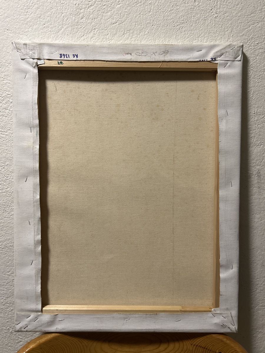 Dipinti: Gemälde, Junge Dame mit Fächer, gerahmt – Usato da Glarus venduto da KunstWerkEr-LS87 5
