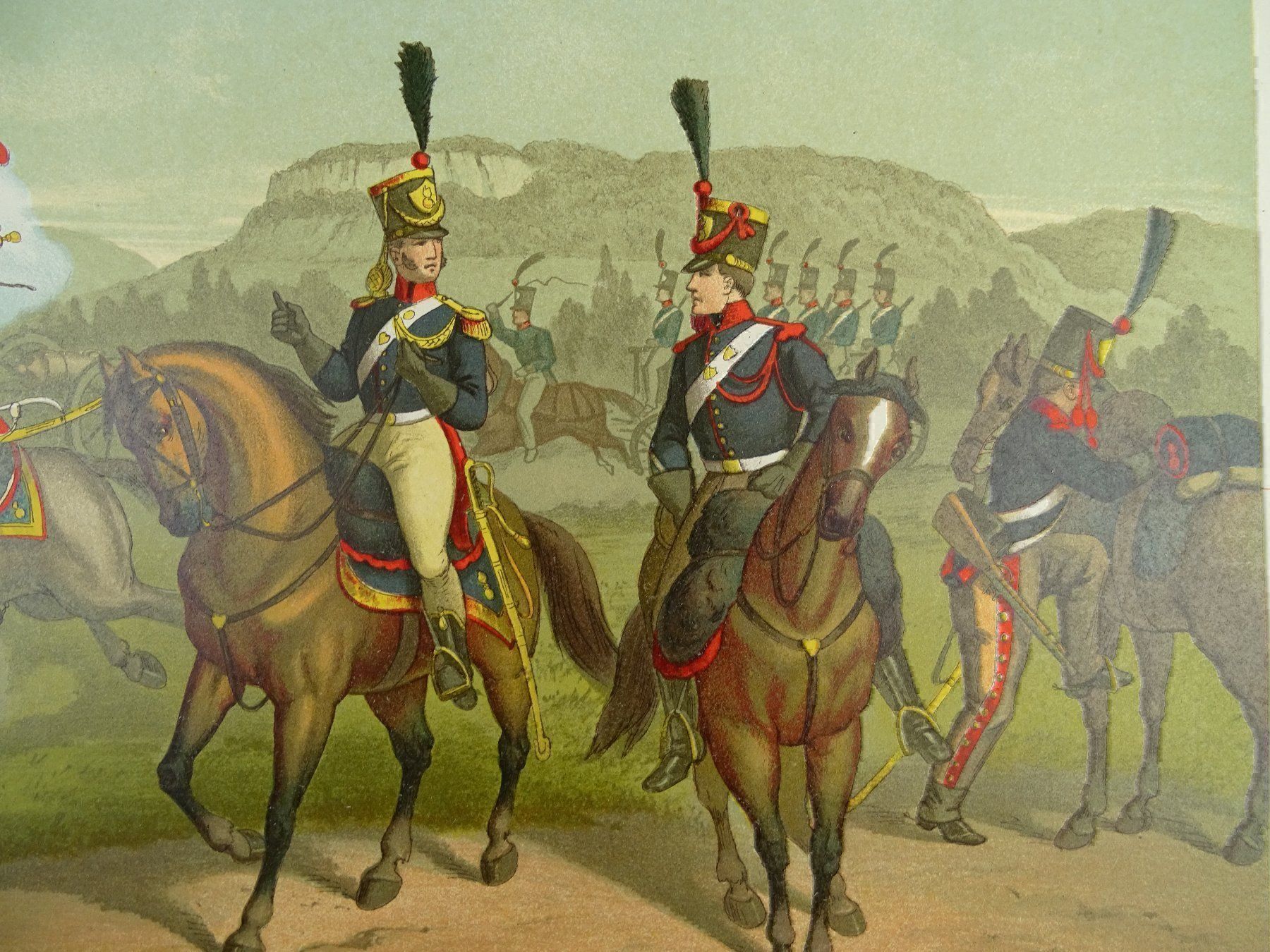 Foto & Immagini: BERNER MILIZEN, LITHOGRAPHIE UM 1890 – Usato da Grüningen venduto da Kartensammler 4