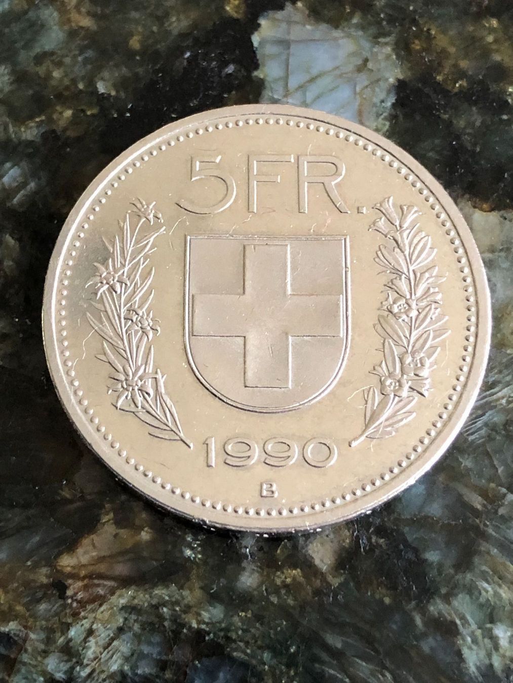 Alle Münzen: 5 Fr. 1990 – Neu (gemäss Beschreibung) aus Reichenburg von Strok10