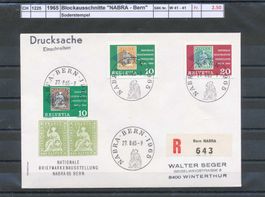 1965 Blockausschnitte "NABRA - Bern"; Sonderstempel