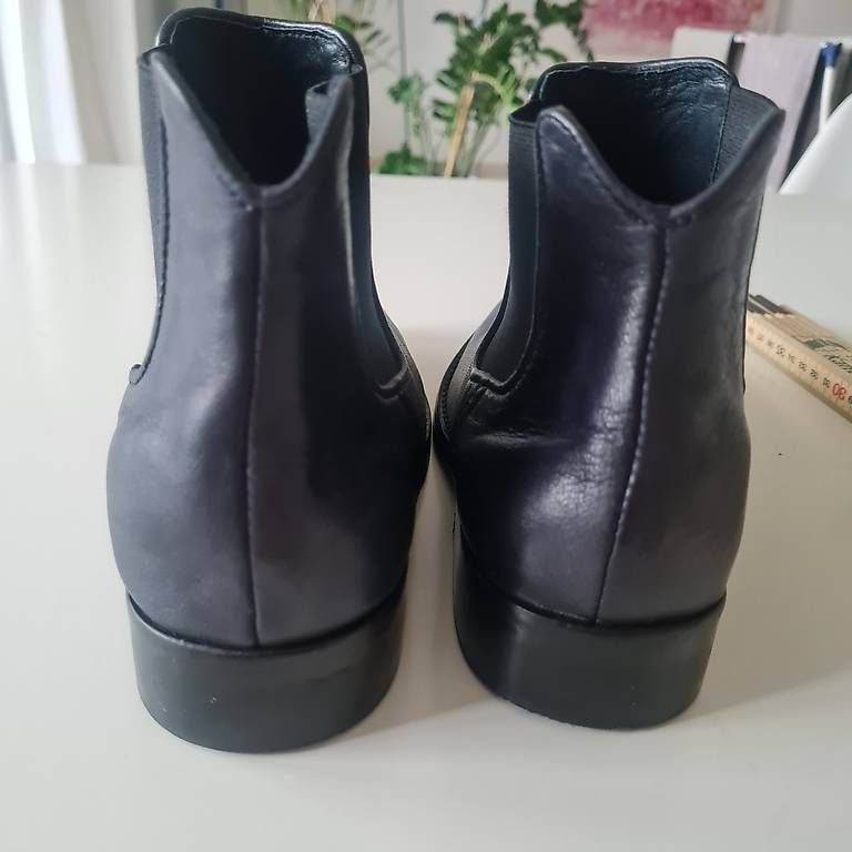 Scarpe da donna: Lederstiefelette,  blau,  Gr. 38 – Usato da Kreuzlingen venduto da vir_thb7 2