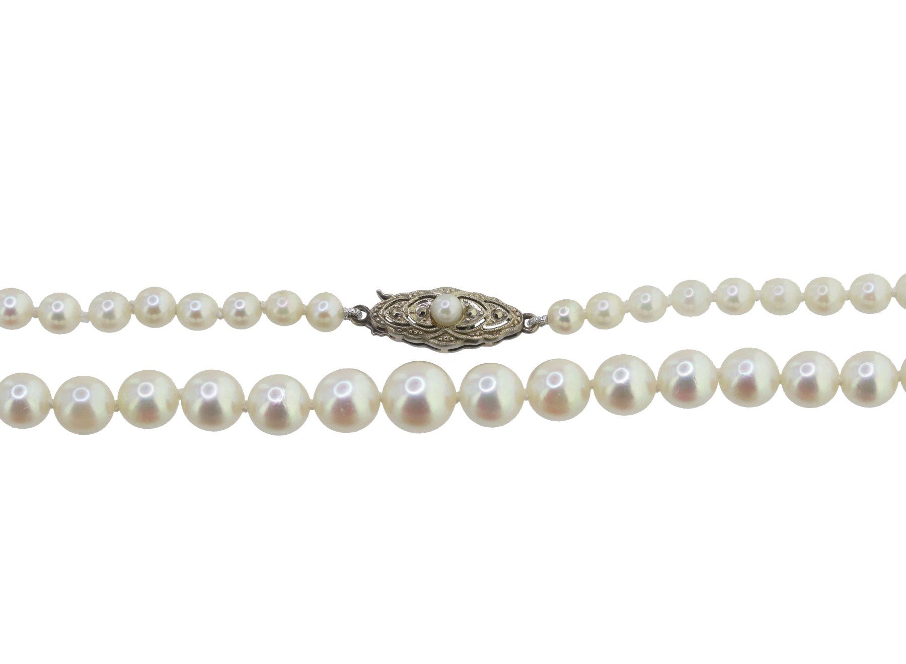 Colliers: Akoya-Perlen Collier – D'occasion à Zürich par Vintage-Jewellery 1