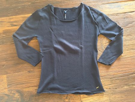 Baumwollpullover von Woolrich, Navy, Gr. L
