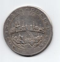(383) Basel, Doppeltaler ohne Jahr, Stadtansicht um 1720