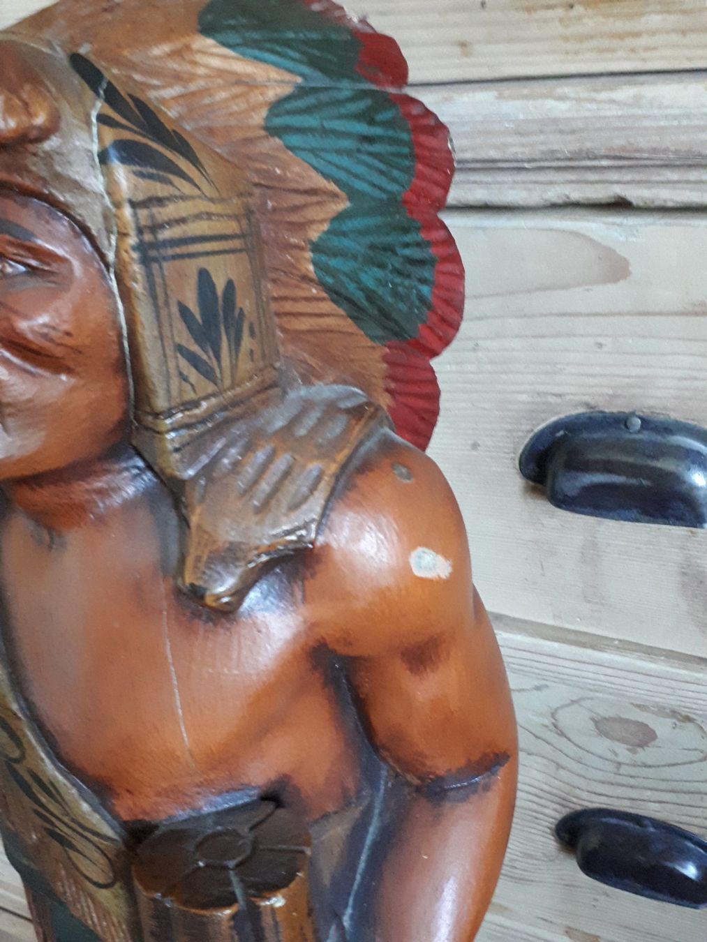 Sculture & Statue: Indianer Holzstatue – Usato da Kerns venduto da KIRSCHE06 3
