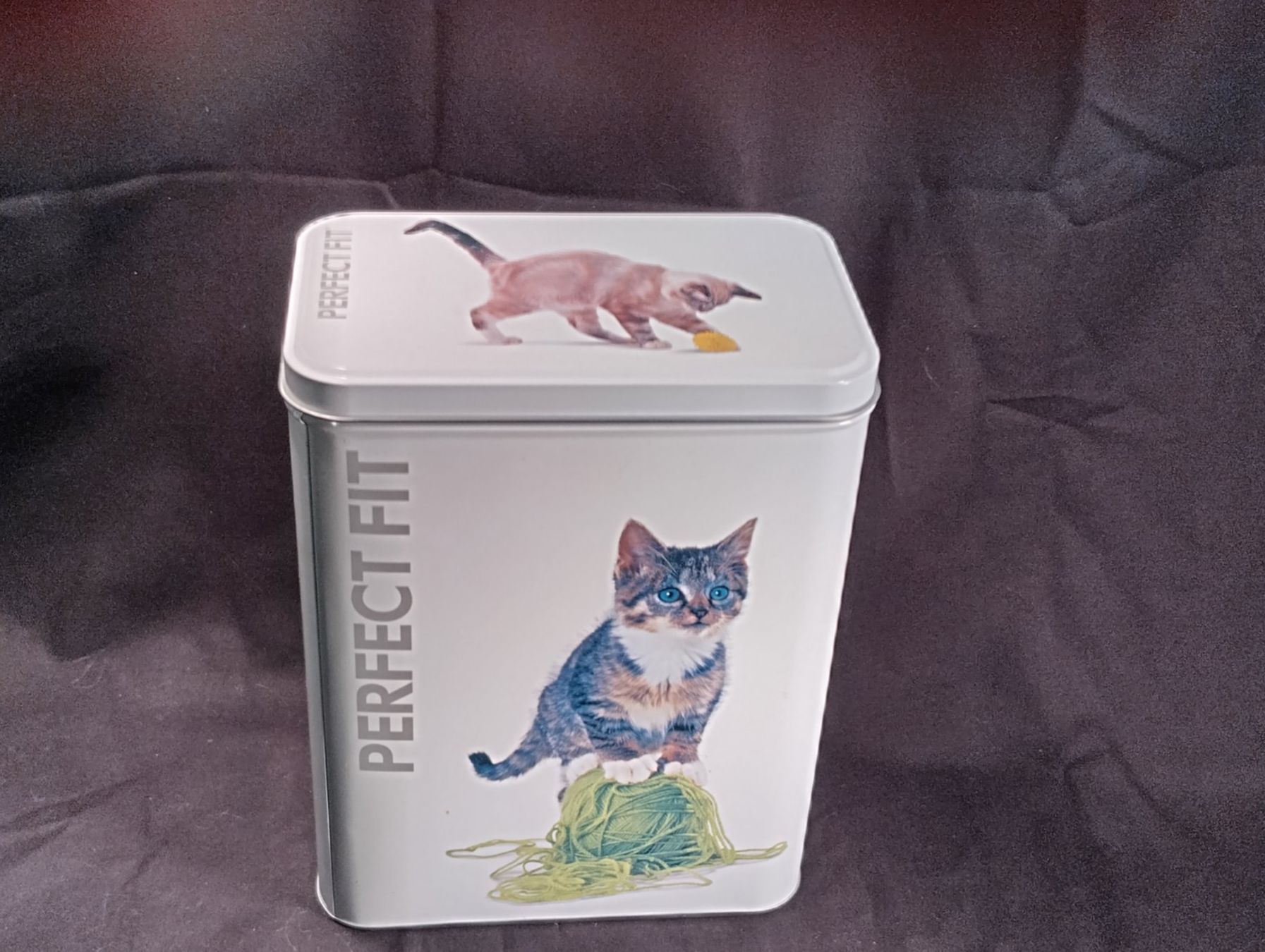 Sonstige Dekorationen & Accessoires: Blechbüchse PERFECT FIT mit Katzen – Gebraucht aus Bellach von JingleCherry 1