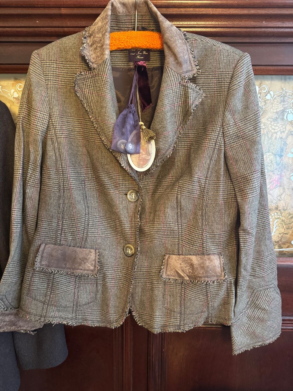 Riani Giacche: Riani Blazer Wolle/Lammleder – Nuovo (secondo la descrizione) da Obfelden venduto da cesarina10