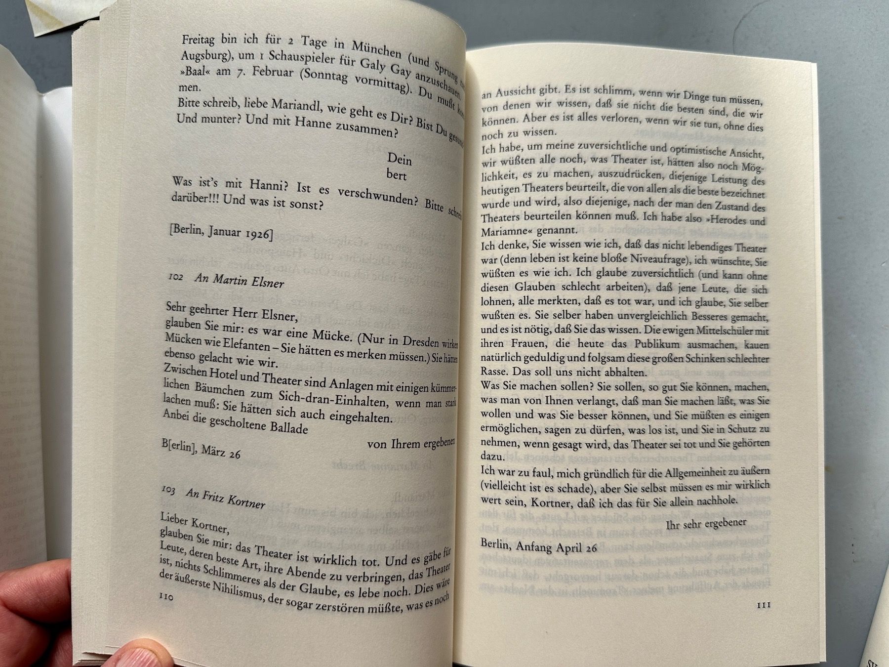 Bücher: Bertolt Brecht: Briefe 2 Bde. 1981 inkl. Faksimile-Brief – Gebraucht aus Zürich von allp 6