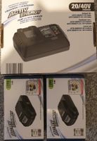2 LI-ION Akkus 20V/2Ah und Charger 20V/40V Fabrikneu