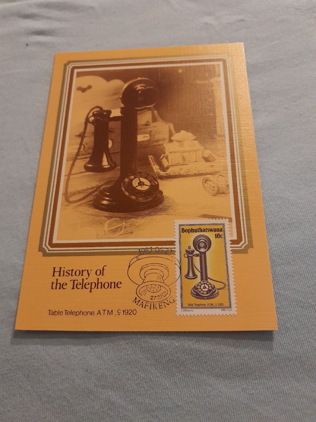Tutti i francobolli: Carte postale ancienne timbre téléphone - Collection! – Usato da Marly venduto da globetrotter1723