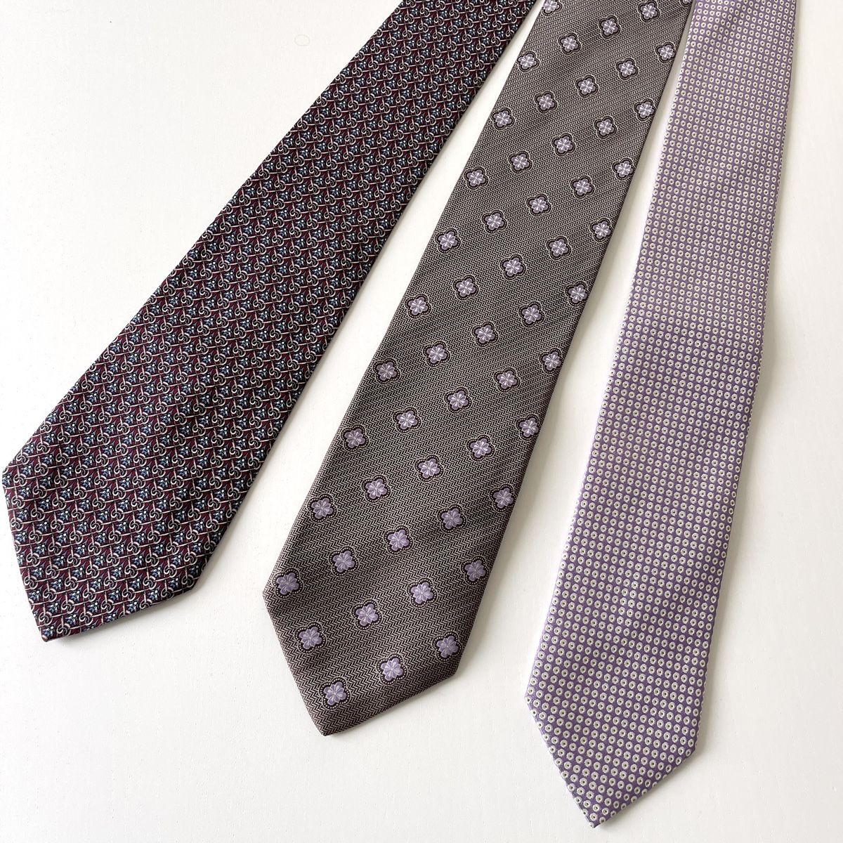Krawatten: SET OF 3 SILK TIES – Neu (gemäss Beschreibung) aus Emmen von Avviivva_Com2023 1