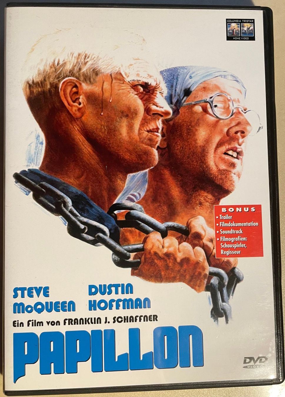 Tutti i DVDs: Papillon (1973) Steve McQueen, Dustin Hoffman – Usato da Brunnen venduto da Barfly5