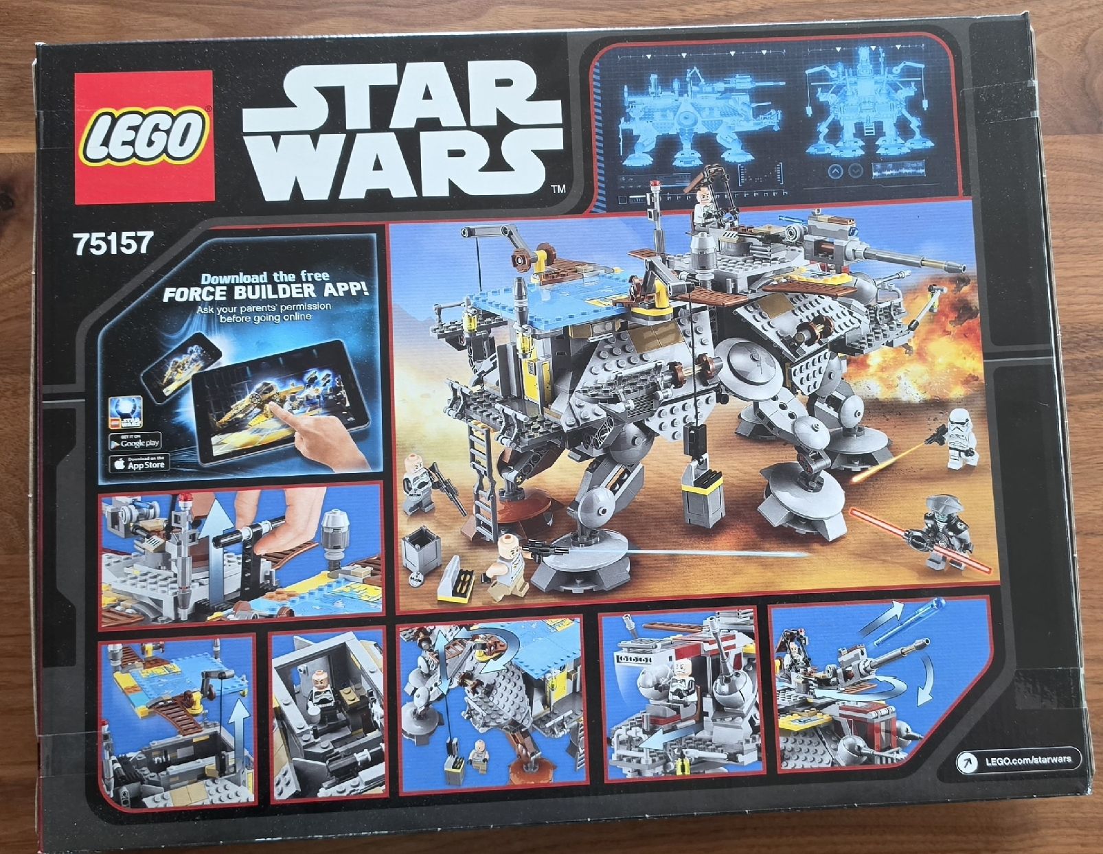 Lego Kit di costruzioni: LEGO Star Wars 75157 Captain Rexs AT-TE neuf – Nuovo e nell'imballaggio originale da Grandson venduto da christophe078 1