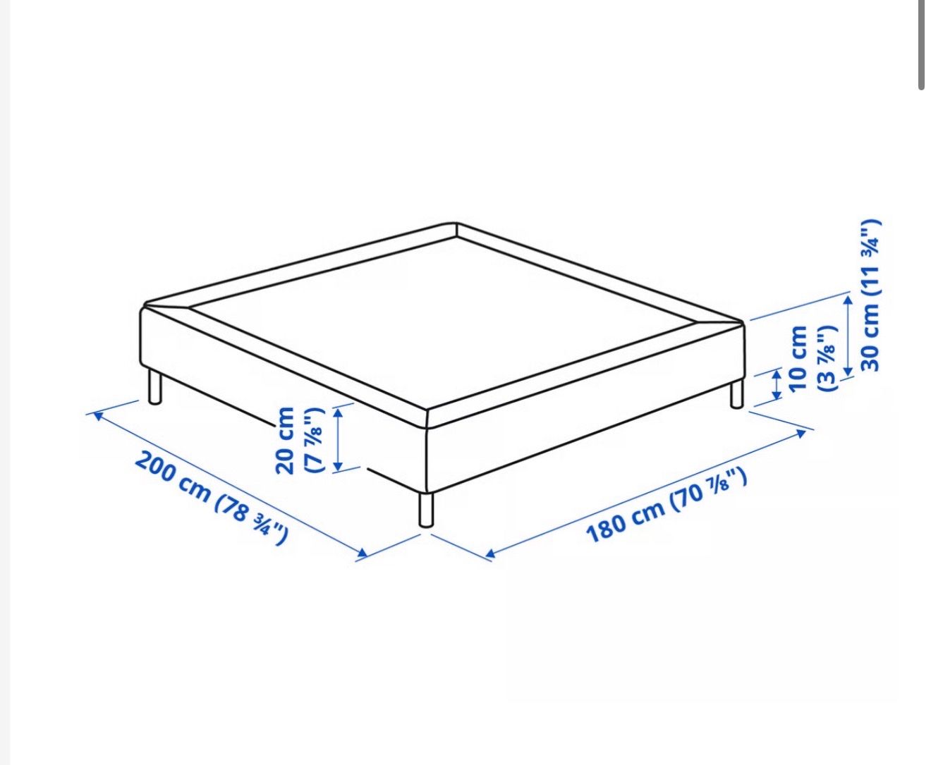 Ikea Betten: Bettpodest Boxspringbett IKEA – Gebraucht aus Zürich von newyork2013 2