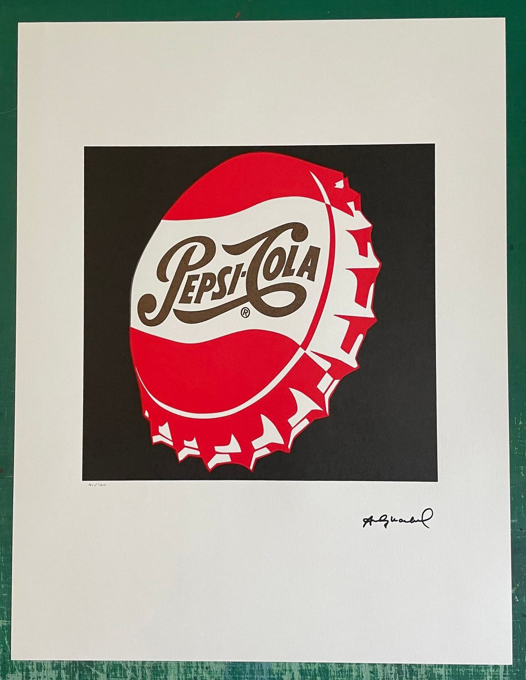 Foto & Immagini: Andy Warhol - Pepsi Cola 41/100 - Neu eingetroffen – Nuovo e nell'imballaggio originale da Adligenswil venduto da O_D_E_O_N 1