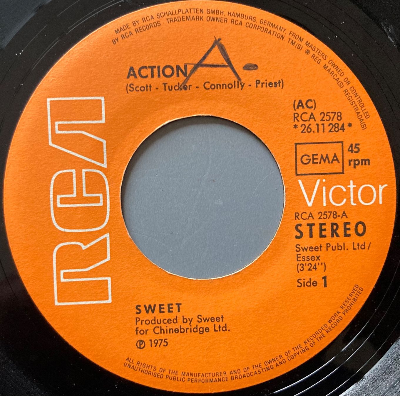 Schallplatten: SWEET - ACTION – Gebraucht aus Poliez-Pittet von Newtown-Records 2